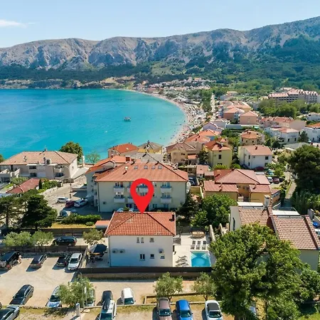 Awesome Home In Baska Semesterbostad *